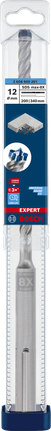 Bosch EXPERT SDS max-8X 12 mm hammer drill bit.