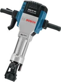 Bosch GSH 27 VC breaker with high impact energy.