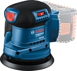 Bosch GEX 185-LI cordless random orbit sander.