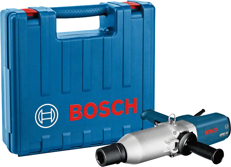 Bosch GDS 30 impact wrench with carrying case.