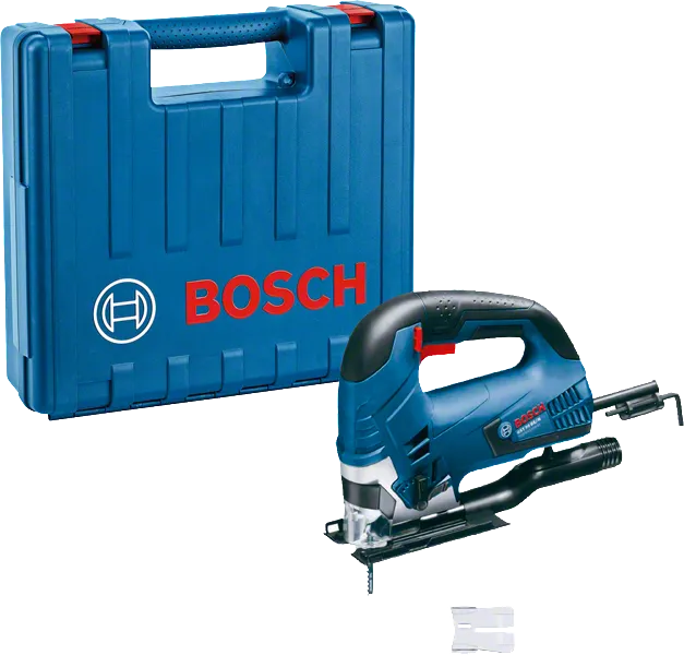 Bosch GST 90 BE jigsaw with carrying case.
