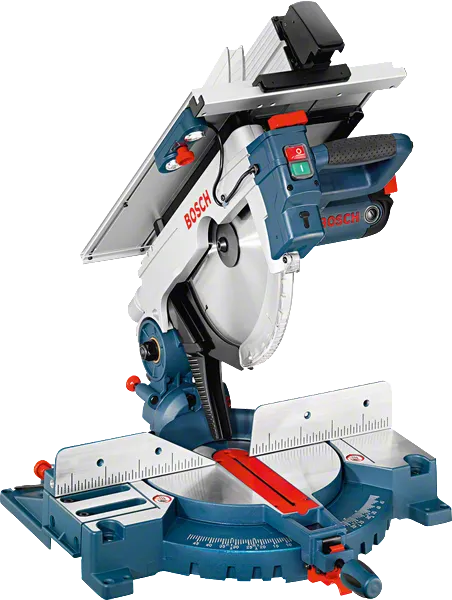 Bosch GTM 12 JL combination saw with laser guide.