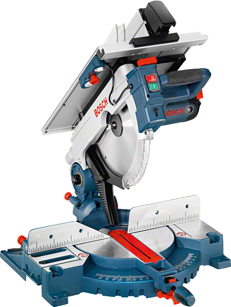 Bosch GTM 12 JL combination saw with laser guide.