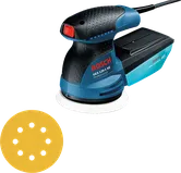 Bosch GEX 125-1 AE orbital sander with sanding disc.