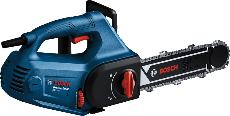 Bosch GAC 250 AAC block cutter for precise masonry work.