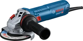 Bosch GWS 12-125 S angle grinder with ergonomic side handle.