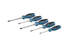 Bosch hand tools combo kit with five screwdrivers.
