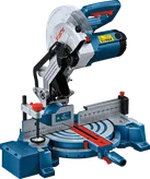 Bosch GCM 254 mitre saw with adjustable angle guide.