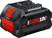 Bosch ProCORE18V+ 8.0Ah battery pack.