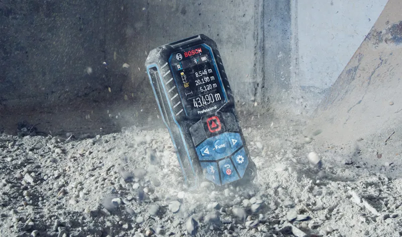 Laser distance meter dropped.