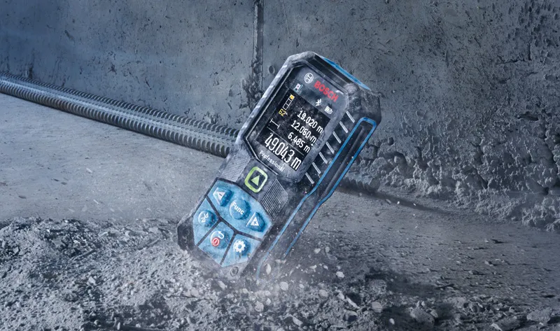 Laser distance measurer dropped.