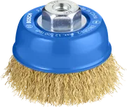 Bosch PRO Metal clean Cup Brush 75 mm for angle grinders.