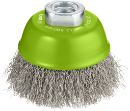 Bosch PRO stainless steel clean cup brush 75 mm.