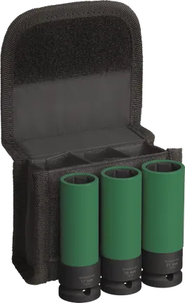 Bosch PRO Impact Socket Set with PET covers, 1/2 inch, 3 pcs.