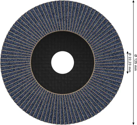 Bosch PRO X571 Flap Disc angled 125 mm G80.
