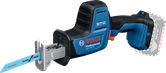 Bosch GSA 18V-24 reciprocating saw for metal cutting.