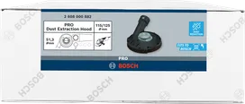 Bosch PRO dust extraction hood 115/125 mm.