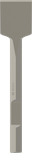 Bosch PRO HEX 28-4C spade chisel with 80 mm edge.