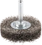 Bosch PRO Stainless Steel clean wire wheel, straight shank.