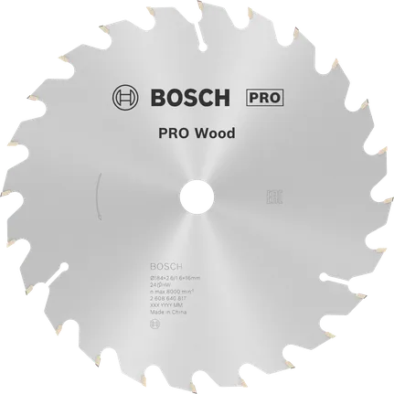 Bosch PRO Wood circular saw blade 184 mm T24.