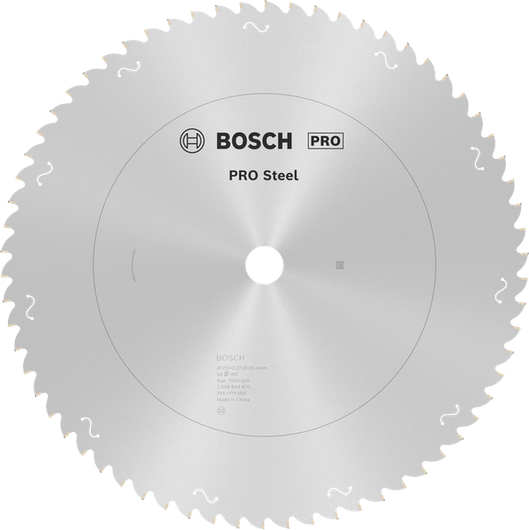 Bosch PRO Steel circular saw blade 355 mm for metal cutting.