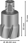 Bosch PRO Metal TCT Annular Cutter 40 mm diameter.