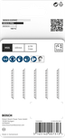 Bosch PRO Alu T127D 100mm jigsaw blades 5-pack for aluminum.