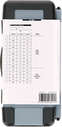 Bosch PRO Metal HSS-G Twist Drill Bit Set, 18 pcs.