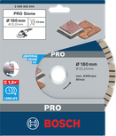 Bosch PRO Stone diamond disc 180×22.23 mm.