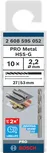 Bosch PRO Metal HSS-G 2.2 mm twist drill bit pack.