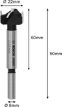 Bosch EXPERT Laminated Wood Hinge Cutting Drill Bit, 22mm diameter.