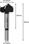 Bosch EXPERT Laminated Wood Hinge Cutting Drill Bit, 32mm diameter.