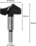 Bosch EXPERT Laminated Wood Hinge Cutting Drill Bit, 50 mm diameter.
