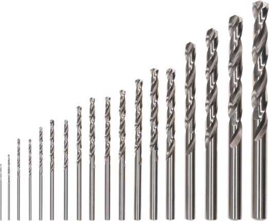 Bosch PRO Metal HSS-G Twist Drill Bit Set, 18 pieces.