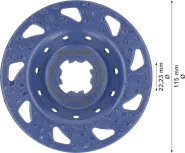 Bosch EXPERT Multi Material Carbide Grinding Head coarse flat X-LOCK 115 mm.