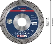 Bosch EXPERT HardCeramic diamond cutting disc 115 mm.