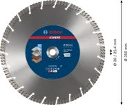 Bosch EXPERT MultiMaterial diamond cutting disc 350mm.