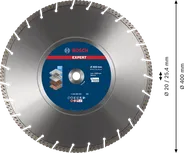 Bosch EXPERT MultiMaterial Diamond Cutting Disc 400mm.
