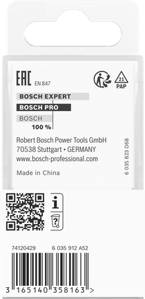 Bosch PRO Router Bit Ovolo R 6.3 shank 8 mm.
