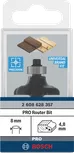 Bosch PRO Router Bit Ogee Fillet 4.8 mm radius.