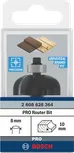 Bosch PRO Router Bit Cove R10 with 8 mm shank.