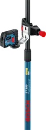 Bosch BT 350 telescopic pole with laser leveling tool.