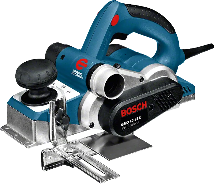 Bosch GHO 40-82 C planer with adjustable depth.