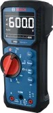 Bosch GDM 600-15 digital multimeter displaying 600 volts.