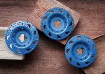 Bosch carbide grinding disc for wood shaping.
