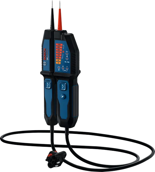 Bosch GVT 1000-15 voltage tester with LED indicators.