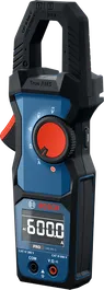 Bosch GMC 600-15 clamp meter with digital display.