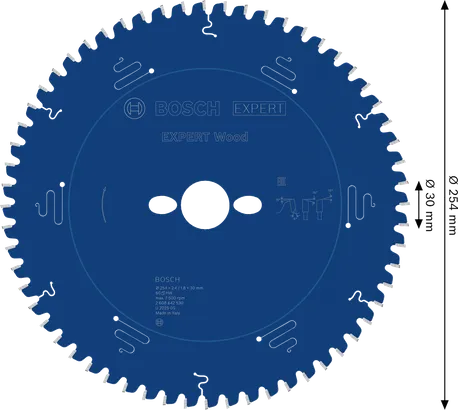 Bosch EXPERT Wood circular saw blade 254mm T60.