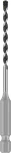 Bosch PRO HEX-5 3x50x100 mm drill bit for precise drilling.