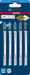 Bosch EXPERT Wood 2-side clean T308BP jigsaw blades 5 pack.